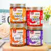 Ralladuras de Papaya Frescas y Lindas con Ajo y Chile, Tofu Crujiente de la Abuela, Tarro Grande para Guarniciones y Snacks al Mayoreo