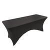 Juego de mesa elástico con todo incluido, mantel para hotel, boda, banquete, mesa, conjunto transfronterizo, color sólido, reunión, mantel largo, venta al por mayor