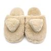 Comércio Exterior Feminino Amor Pantufas Fofas Pantufas de Algodão Outono e Inverno Simples de Calçar Solado Macio Sapato de Calçar para Escritório