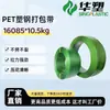 Fita de Embalagem Plástico Aço Pet Transfronteiriço Ppwr Verde 16085 Fita para Amarração Manual Fivela para Fita de Amarração Fita de Embalagem