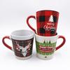 Caneca Fofa de Alce Presente de Natal Xícara de Cerâmica 17oz Grande Capacidade Funil em V Copo de Água Atacado para Comércio Exterior