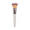 Brocha Sola para Base de Maquillaje Color Dorado Champagne Boca Arriba, Brocha para Rubor, Brocha para Polvo Suelto, Brocha para Sombra de Ojos, Brocha para Mascarilla Facial, Herramienta de Belleza, Brocha de Maquillaje