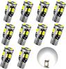 Nueva luz LED T10 Canbus 5630/5730 10SMD, indicador de ancho, luz de matrícula, luz LED para coche