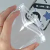 Saco plástico transparente com zíper saco para guardar joias saco com zíper embalagem caixa surpresa armazenamento selado grosso