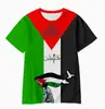 Camiseta com Bandeira Nacional 2025 Casual Comércio Transfronteiriço Mais Vendido Novo Modelo Camiseta com Estampa Digital 3D Manga Curta Novo Modelo
