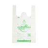 Sacolas Plásticas, Sacolas Tipo Camiseta, Sacolas Biodegradáveis para Compras de Supermercado, Sacolas Personalizadas para Comida para Levar, Sacolas Tipo Camiseta Tote com Impressão de Logo