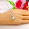 Novo pingente de cabaça retrô estilo chinês com strass, cabaça para boa sorte, pingente de fortuna giratório, colar estilo antigo, item popular para atacado