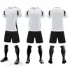 Conjunto de uniforme de treino de futebol para adultos com logotipos impressos, conjunto de uniforme de futebol para crianças com logotipos impressos, uniforme de equipe de competição de futebol para alunos do ensino fundamental, meninos