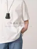 Camiseta de Manga Corta de Algodón Puro de Peso Pesado para Mujer de 300g, Camiseta Trendy de Cuello Redondo de Corte Holgado para Primavera y Verano, Camiseta Básica para Mujer