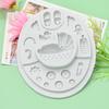 Molde de silicona para fondant cochecito zapatos de bebé biberón pies juguete arcilla de chocolate molde para decoración de pasteles