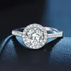Anillo Abierto Popular de Imitación Moissanita Xiaohongshu Douyin Transmisión en Vivo Anillo de Transmisión Femenino Pt950 Ocho Corazones y Ocho Flechas