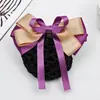 Laço Francês Fita Rede Bolso Flor de Cabeça Enfermagem Hospitalar Trabalho Flor de Cabeça Profissional Artefato de Cabelo Elegante Adorno de Cabeça