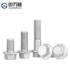 Parafuso Sextavado Externo com Flange de Rosca Fina Classe 10.9 Dacromet M10M12M14M16M20 Parafuso Acolchoado