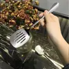 Espátula Pequena de Aço Inoxidável Mini Espátula para Saltear Utensílio de Cozinha Panela Seca Chapa de Ferro Pequena Utensílio de Cozinha Conjunto de Três Peças