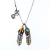 Accesorios de cadena de puente alto de acero de titanio Steel Warrior, joyería de acero inoxidable de moda al por mayor, collar con colgante de marca de moda con personalidad