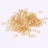 14K pack ouro soldado junta anel de cobre fechado anel mão diy fechamento Círculo colar brincos pulseira conexão anel atacado