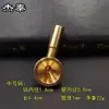 Tazón de pipa de cobre puro Accesorios tradicionales para fumar Latón Bolsa tradicional para tabaco seco Pipa de boca ancha DIY