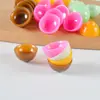 Plástico Miniatura simulação comida e tigela de brincar modelo ornamentos casa de boneca acessórios DIY mini louça de cozinha tigela pequena