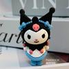 Adornos Grandes y Lindos de Kuromi de Dibujos Animados de Plástico Blando Colgante para Bolsa de Kuromi Decoración para Pastel Regalos para Puesto Callejero de Repostería