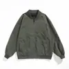 Chaqueta de Vuelo para Hombre con Cuello Alto, Nuevo Modelo Primavera/Otoño 2026, Informal Negra Moderna Versátil Ropa de Abrigo