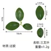 Proyecto de Verdeo con Hojas de Higuera Simuladas DIY Hojas Artificiales Falsas Flor Hecha a Mano Accesorios de Hoja de Rosa Hojas de Magnolia Venta al por Mayor