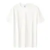 [Camiseta Refrescante de Acetato Modal de Peso Pesado] Camiseta de Manga Corta de 280g para Hombre, Nuevo Estilo de Verano, Color Sólido, Capa Base Transpirable