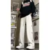 Pantalones de alta gama a la moda estilo americano, pantalones deportivos de verano para hombre para street dance, de pierna recta, holgados