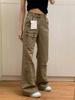 Jeans de Campana Estilo Americano Chica Picante High Street Retro Ropa de Trabajo para Mujer Diseño Primavera y Otoño 2025 Pantalones Holgados Adelgazantes de Moda