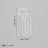 Clips para Papel Lindos Transfronterizos Estudiante Notas de Libro Portatarjetas de Archivo Clips de Papel Creativos DIY Clips de Papel Acrílicos