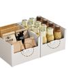 Caja de Almacenamiento Rectangular para Organizar Snacks, Caja de Almacenamiento Estrecha para Gabinetes y Armarios, Almacenamiento para Cuentas de Manualidades