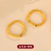 Anillo de Cristal Natural con Cuentas al por Mayor Nicho Entrada Lujo Comida Anillo para el Dedo Moda en Línea Venta Caliente Nuevo Explosivo Anillo de Cola Anillo