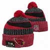 2026 Comercio Exterior Al por Mayor Nuevo Estilo Gorro de Punto con Pompón de Color Mixto, Gorro de Lana de Equipo de Fútbol, Jacquard de Doble Cara, Retro Artístico