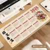 Mouse Pad Calendário do Ano do Cavalo 2026, Calendário de Mesa Extra Grande, Tapete para Teclado de Escritório, Tapete de Mesa Calendário Personalizável de Alta Qualidade