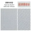 Pequeñas Calcomanías para Uñas de Estrella de Cinco Puntas Adhesivas Planas Versátiles Color Puro Calcomanías de Arte para Uñas de Estrella de Cinco Puntas Joyería Dh932