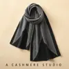 Cachecol de Cashmere para Mulheres, Protetor de Pescoço Espesso, Xale Versátil Estilo Coreano para Homens e Mulheres, Xale de Casal, Nova Moda 2025 Bloqueio de Cores Design Puro