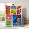 Manta Paw Patrol Más Vendida Transfronteriza de Amazon Estampada Serie Animada Infantil Manta de Franela Manta de Almuerzo para Cuatro Estaciones