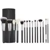 Conjunto de 15 pincéis de maquiagem transfronteiriços, cerdas super macias, conjunto completo de ferramentas de beleza, pincel para pó, pincel para blush, pincel para base, pincel para sombra de olhos
