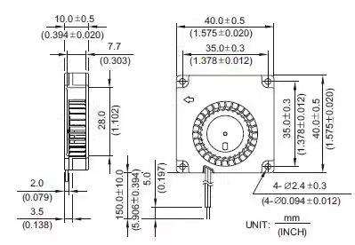 4010 鼓风机尺寸