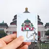 Ímãs de Geladeira de Metal Personalizados de Cidades, Marcadores de Página da Ilha Laranja de Changsha, Atrações Pontos Turísticos em Estoque, Lembranças de Pontos Turísticos