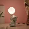 Lâmpada de Atmosfera Lunar de Astronauta com Proteção para os Olhos Desenho Animado Lâmpada de Mesa Gatinho Celebridade da Internet Lâmpada de Mesa Escandinava para Quarto Lâmpada de Mesa para Quarto de Crianças