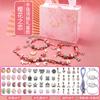 Popular Transfronterizo para Niños DIY Educativo Hecho a Mano Pulsera de Cristal Material para Abalorios Paquete Accesorios de Joyería Cuentas Caja de Regalo