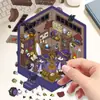 Pegatinas de Paisajismo Estéreo Micro Tienda de Mascotas Cabaña Rompecabezas DIY Decoración de Dibujos Animados Pegatinas Impermeables Transfronterizas Venta al por Mayor