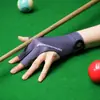 Biliardos Luvas de Sinuca Profissional Unissex Sem Dedos Jogo de Snooker Especial Antiderrapante Fina Três Dedos Alta Elasticidade