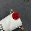 Flor Artificial Clavel Cabezal de Flor para Broche de Pelo DIY Material de Flor Tocados Dinastía Han Ropa Caja de Regalo con Accesorios de Flor para Fotografía