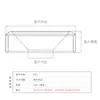 Arandela avellanada de aleación de aluminio coloreada, arandela de tornillo de cabeza plana cóncava anodizada verde m2m2.5m3m4m6m8