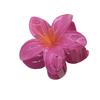 Simulação de cor de moda europeia e americana tridimensional plumeria flor grampo de cabelo feriado vento lado gradiente bauhinia flor fêmea tubarão clipe