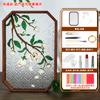 Kit de Material para Bandeja de Chá Esmaltada DIY Cloisonné Acessórios para Atividade de Oficina da Empresa Ornamentos de Pintura Esmaltada Feitos à Mão