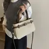 Bolso de Mano de Oficina de Alta Gama con Bloques de Color para Mujer, Nuevo Bolso Cruzado de Moda Vintage 2026, Bolso Saco Versátil para el Viaje Diario