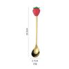 Cuchara tenedor de acero inoxidable, vajilla, juego de cuchara y tenedor de frutas de dibujos animados, cuchara para mezclar café, tenedor de frutas, cuchara de postre