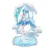 Chuyin Soporte Acrílico Doble Flash Periférico Figura Anime Idol Virtual Bidimensional